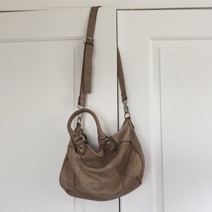 LIEBESKIND tan leather slouchy crossbody
